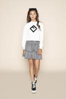 Frankie & Liberty Meisjes sweat shirt - Siena - Papier wit