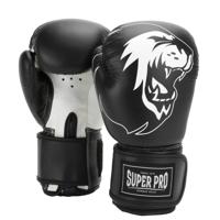 Super Pro Combat Gear Talent (Kick)bokshandschoenen - Zwart/wit - 4 Oz