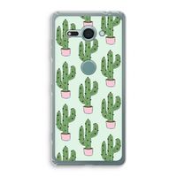 Cactus Lover: Sony Xperia XZ2 Compact Transparant Hoesje