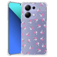 Doorzichtige Silicone Hoesje voor Xiaomi Redmi Note 13 4G Unicorns