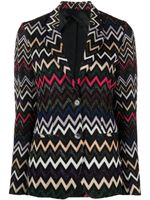 Missoni blazer à motif de chevrons - Noir