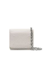 Maison Margiela Four Stitches leather chain wallet - Gris