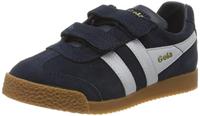 Gola Harrier Velcro Sneakers voor kinderen, uniseks, Blau Navy White De, 26 EU