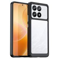 Xiaomi Redmi K70/K70 Pro/Poco F6 Pro Anti-Shock Hybride Hoesje - Zwart