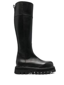 Casadei bottes en cuir de veau - Noir