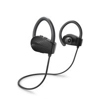 Energy Sistem Earphones Bluetooth Sport 1+ Dark (Bluetooth 5.1, spraakbediening, Secure-Fit-bevestigingssysteem, zweetbestendig), zwart