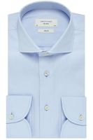 Profuomo Sky Blue Slim Fit Overhemd lichtblauw, Effen - thumbnail