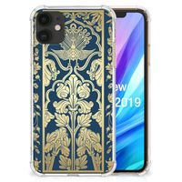 Apple iPhone 11 Case Beige Flowers - thumbnail