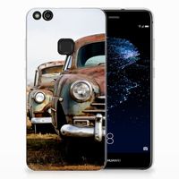 Huawei P10 Lite Siliconen Hoesje met foto Vintage Auto