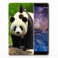 Nokia 7 Plus TPU Hoesje Panda - thumbnail