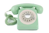GPO Retro 746ROTARYGREEN Retro draaitelefoon met draaischijf, mintgroen
