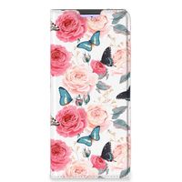 Xiaomi Redmi Note 10 Pro Smart Cover Butterfly Roses - thumbnail