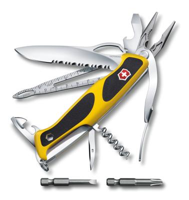 Victorinox RangerGrip 0.9798.MWC8 Zwitsers zakmes Aantal functies 21 Geel, Zwart