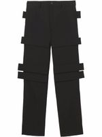 Burberry pantalon à poches cargo - Noir