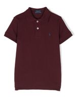 Ralph Lauren Kids polo en coton à logo brodé - Rouge