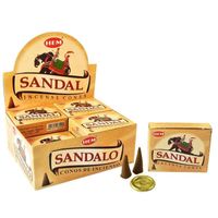 HEM Wierook Kegel Sandalo (12 pakjes)