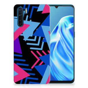 OPPO A91 TPU Hoesje Funky Triangle