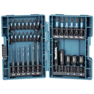 Makita B-66896 B-66896 Boor en bit assortiment 33-delig