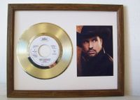 Gouden plaat Single Garth Brooks The Thunder Rolls