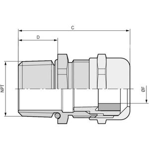 LAPP 53112960 Wartel 1 1/2 Messing Messing 5 stuk(s)