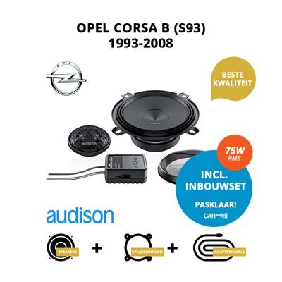 Premium speakers voor Opel Corsa B 1993-2008 (S93) - Voordeuren