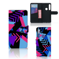 Motorola One Action Book Case Funky Triangle - thumbnail