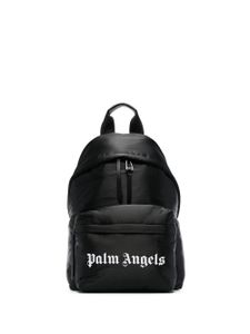 Palm Angels sac à dos à logo imprimé - Noir