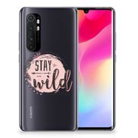 Xiaomi Mi Note 10 Lite Telefoonhoesje met Naam Boho Stay Wild