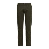 WE Fashion slim fit chino donkergroen