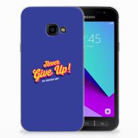 Samsung Galaxy Xcover 4 | Xcover 4s Siliconen hoesje met naam Never Give Up