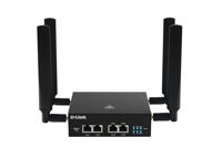 D-Link DWM-314-GP 5G M2M VPN PoE Modem, Robuuste Industrial 5G NR Router, IoT Gateway, Dual-SIM, Remote Monitoring, SA, NSA, 4G LTE Cat 19, 4 GbE Ports, OpenVPN/WireGuard Client, 48-57V DC