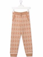 Chloé Kids pantalon de jogging à motif C en jacquard - Tons neutres