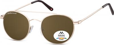 Montana zonnebril unisex Aviator goud (MP91D)