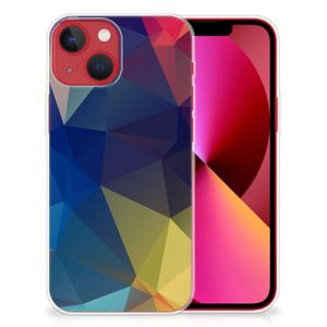 Apple iPhone 13 TPU Hoesje Polygon Dark