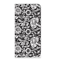 Samsung Galaxy A23 Smart Cover Black Flowers