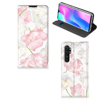 Xiaomi Mi Note 10 Lite Smart Cover Lovely Flowers - thumbnail