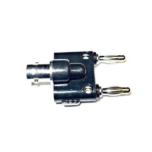 Mueller Electric BU-00260 Meetadapter BNC-bus - Bananenstekker Zilver