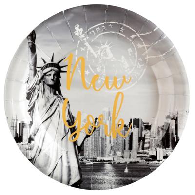 Bordjes New York City met vrijheidsbeeld 10 stuks