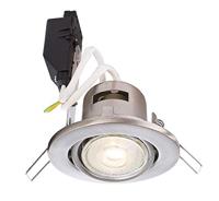 DEKO-LIGHT Deneb Deckeneinbauring, spannungskonstant, 220-240V AC/50-60Hz, GU10, 1x max. 50,00 W, silberfarben (110016)