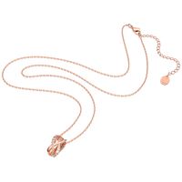 Swarovski 5620549 Ketting Twist rhodium-verguld rosekleurig-wit 38 cm