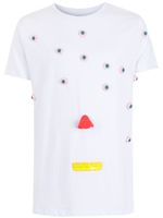 Amir Slama t-shirt en coton à appliqué - Blanc