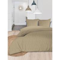 SOLEIL d'OCRE Boheme dekbedovertrek - Gewassen microfiber - 220 x 240 cm - Linnen
