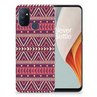 OnePlus Nord N100 TPU bumper Aztec Paars - thumbnail