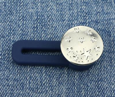 Op en Top Zwanger Broek  Verlenger Zilver stars