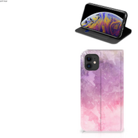 Bookcase Apple iPhone 11 Pink Purple Paint - thumbnail