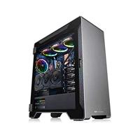 Thermaltake CA-1L3-00M9WN-00 A500 TG (gehard glas) Space Gray PC-behuizing, zwart,Wit/Zwart