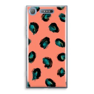 Pink Cheetah: Sony Xperia XZ1 Transparant Hoesje