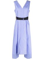 3.1 Phillip Lim robe longue évasée à design sans manches - Violet