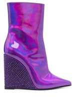 Le Silla bottines Kira 110 mm - Violet - thumbnail