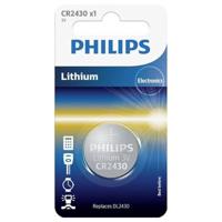 PHILIPS PILA BOTON LITIO CR2430 3V blister*1